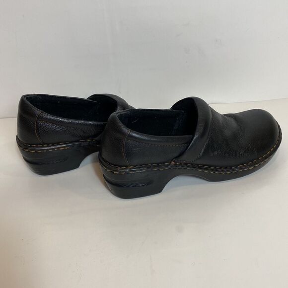 B.O.C. by Born black leather clogs size 8 - Picture 5 of 10